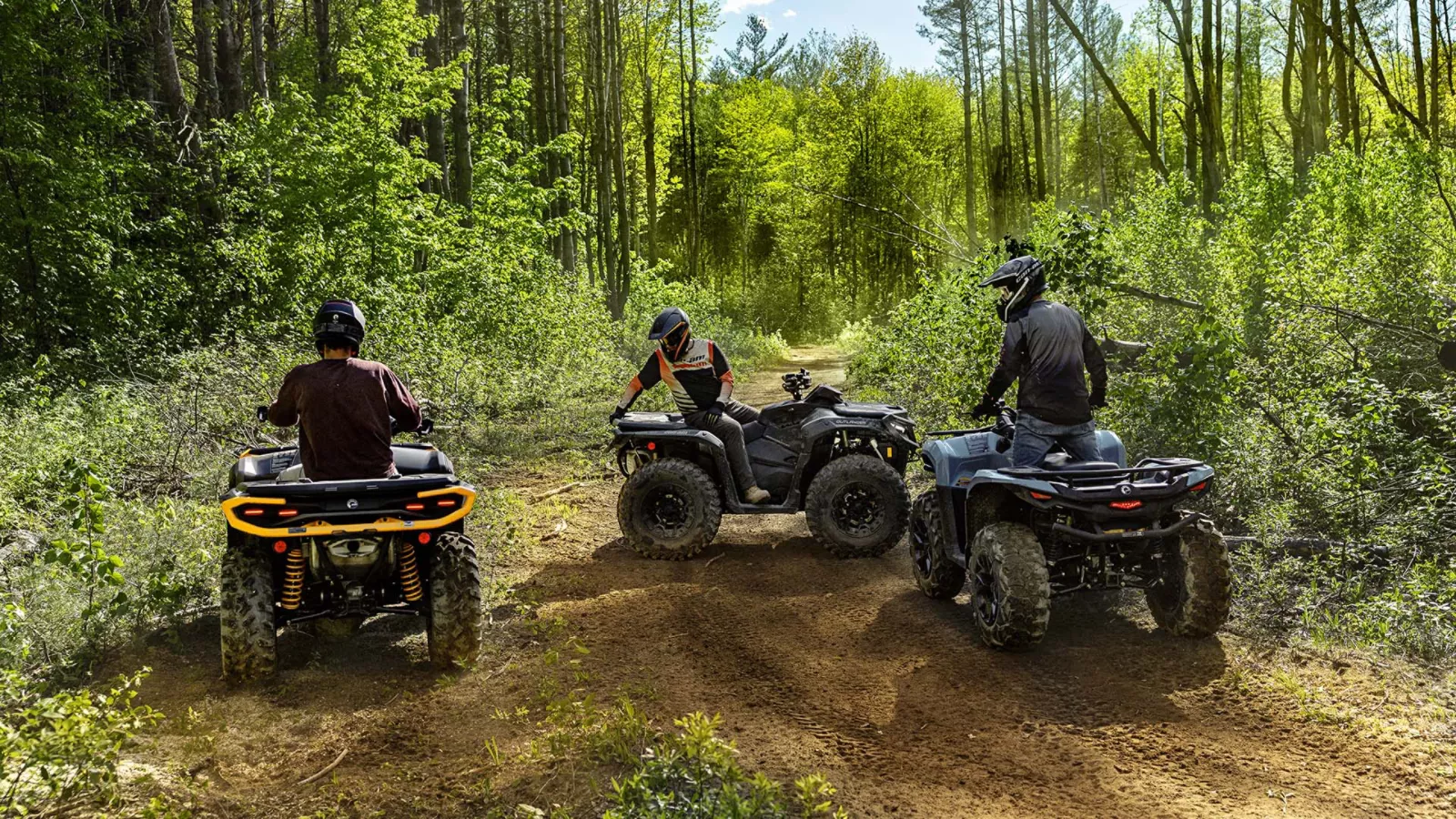 Can-Am Fahrzeuge im Gelände